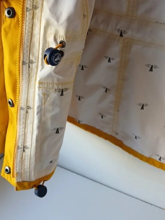 Barbour Raincoat Yellow Gold Women's 4 - Picture 5 of 9